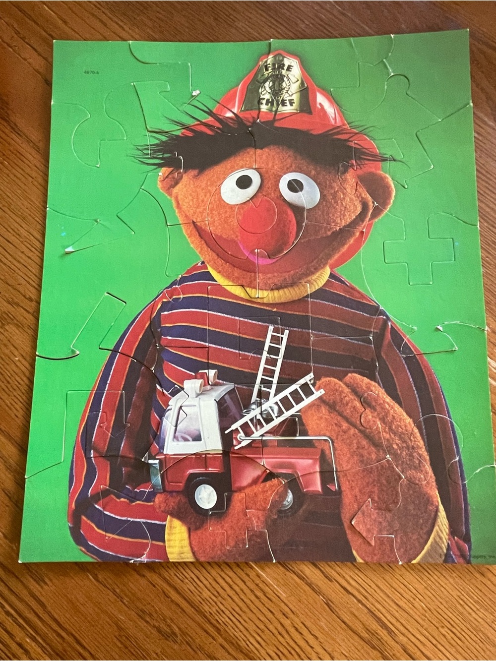 2 Vintage 1977 Sesame Street Muppets puzzles 24 pc 4670-5 4670-6 Cookie & Ernie - Picture 3 of 6